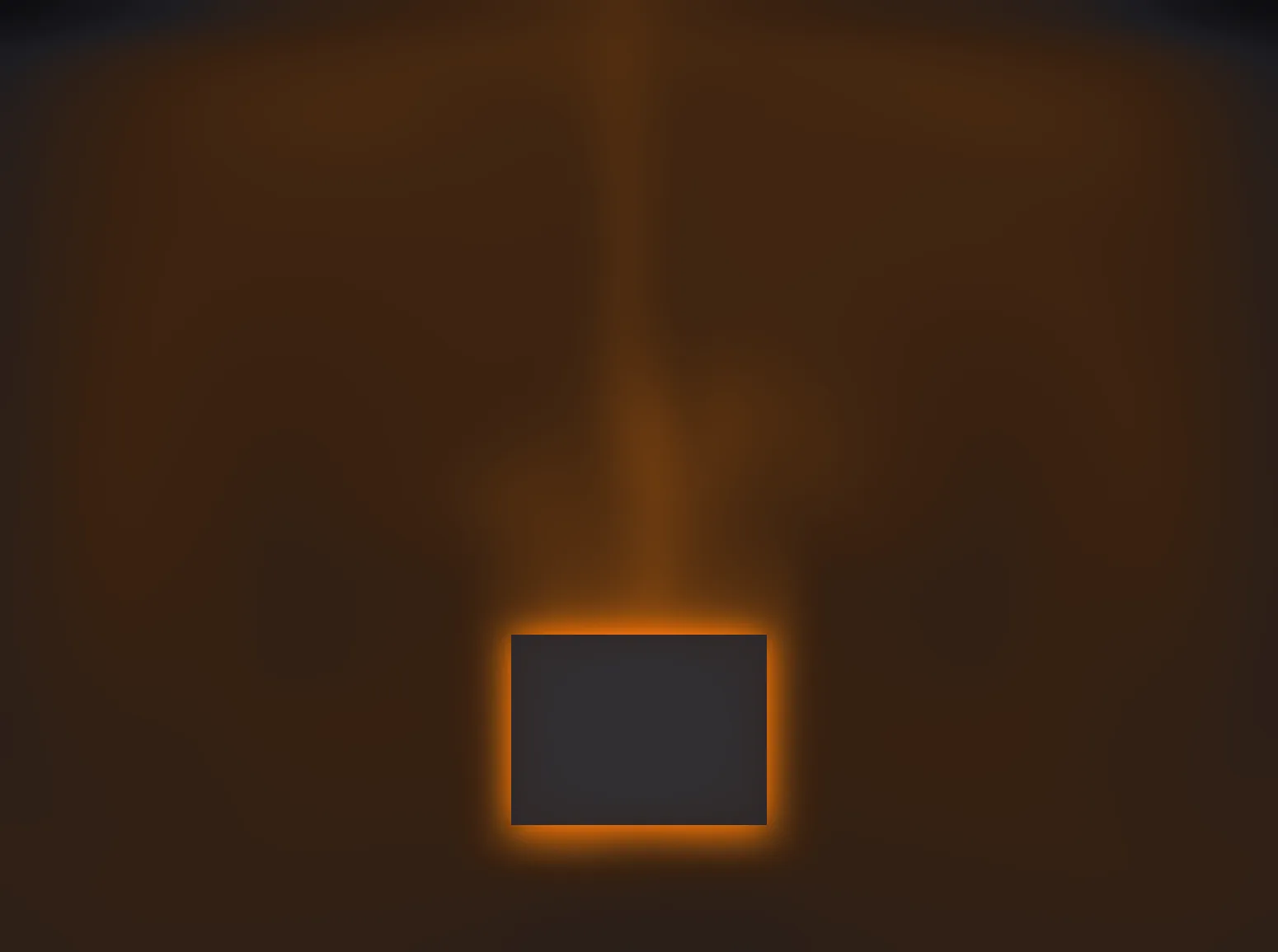 Thermal plume rising off a heater block submerged in dielectric coolant